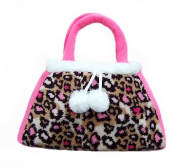 GirlznDollz Leopard Print Toddler Purse Pink