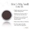 Emani AllInOne Vegan Eyebrow Cream  042oz Dark Brown