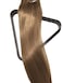 Clip in Human Hair Extensions 7A Grade 70 Gram 7 Pieces Silky Straight Weft Golden Brown Remy Hair Extensions Clip in Real Hair Seamless Clip on Extensions for Women 15 Inch
