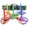 MABUA Ring Toss Game for Outdoor  25 Ropes 5 Pegs1 Carry Bag  Yard Outdoor Games for Adults and Family  Ring Toss Rings Backyard Horse Fun Lawn Outside Indoor Ring Toss Games for Adults