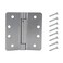 Everbilt 4 In 14 In Radius Adjustable Spring Hinge Satin Chrome Finish