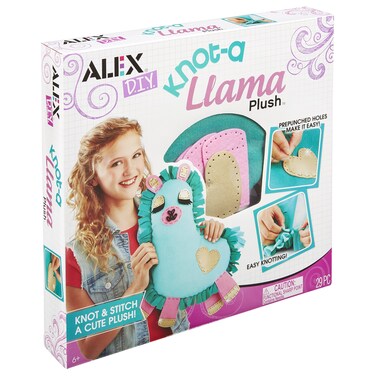 Alex DIY Knota Llama Plush Kids Art and Craft Activity
