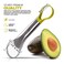 Avocado Slicer and Pitter Kitchen Gadgets Guacamole fun Tools Knife Cutter Peeler Smasher Cuber by Exultimate