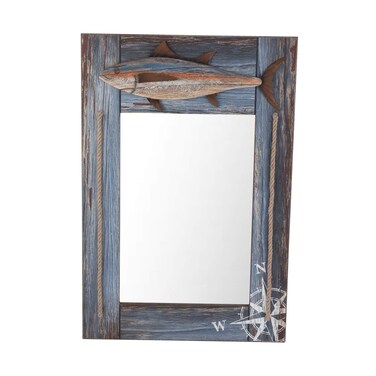 Beachcombers Black Fin Tuna Mirror Blue