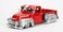 JADA 124 WB  Metals  Just Trucks  1951 Chevrolet Pickup RedSilver