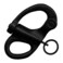 Jig Pro Shop 2 Pack Stainless Steel Fixed Eye Snap Paracord Shackle Black