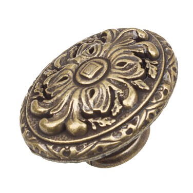 GlideRite Hardware 5710AB25 Classic Round Cabinet Knobs 25 Pack 1125 Antique Brass