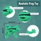 MICHLEY 25 Pieces Realistic Plastic Frog Toy Rubber Frog Love Rainforest Character Toy for Toddlers