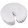Body Linen Tranquility Microfiber Massage Face Rest Covers for Massage Tables and Chairs  Durable Lightweight and Extra Soft Microfiber Face Cradle Covers  10 Pack White