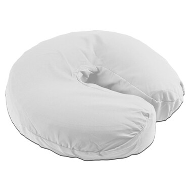 Body Linen Tranquility Microfiber Massage Face Rest Covers for Massage Tables and Chairs  Durable Lightweight and Extra Soft Microfiber Face Cradle Covers  10 Pack White
