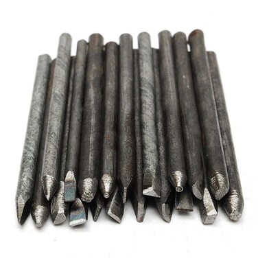 Steel Punches Flower Punch Stamp Set Jewelry Metal Stamping Tools DIY Craft Tool 20 Pcsset