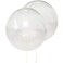 AZOWA 36 In Big Thicken Round Balloons Clear 5 Pack Gaint Latex Party Balloons