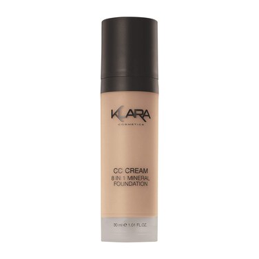 Klara Cosmetics CC Cream Foundation Medium long lasting poreless builtin primer with sun protection