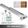 Happybuy Door Push Bar Panic Exit Device with Exterior Lever Commercial Emergency Exit Bar Panic Exit Device for Wood Metal Door Panic Exit Bar with Door Knob Push Bar with Lever