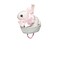 Manhattan Toy Lullaby Bunny Pull Musical Crib and Baby Toy