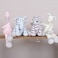 Trend Lab Flamingo Plush Toy PinkWhiteGray