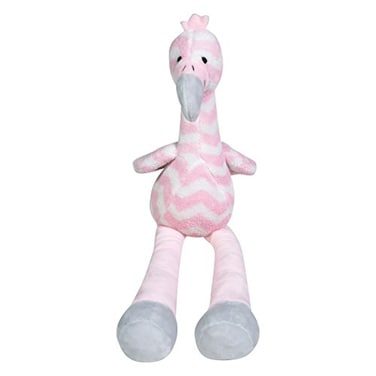 Trend Lab Flamingo Plush Toy PinkWhiteGray
