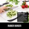 The Original Gorilla Grip Oversized 100 BPA Free Reversible Durable Kitchen Cutting Board Set of 3 Juice Grooves Dishwasher Safe Easy Grip Handle Border Food Chopping Boards Cooking Black