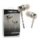 Acellories Premium Superior Metal High Performance Earbuds Headphones White