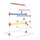 Hey Play Ladder Toss Outdoor Game Two PVC Game Sets with 6 Bolas and Carrying Case for Kids and Adults