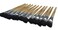 School Smart Black Bristle Short Handle Paint Brush 34 Inch Pack of 12