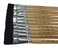 School Smart Black Bristle Short Handle Paint Brush 34 Inch Pack of 12