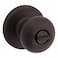 Kwikset Cove Interior Privacy Door Knob with Lock Door Handle For Bathroom and Bedroom Venetian Bronze Keyless Turn Lock Doorknob