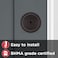 Kwikset Cove Interior Privacy Door Knob with Lock Door Handle For Bathroom and Bedroom Venetian Bronze Keyless Turn Lock Doorknob