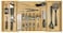 KitchenEdge Premium Silverware Flatware and Utensil Organizer for Kitchen Drawers Expandable to 33 Inches Wide 11 Compartments 100 Bamboo