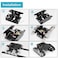 Tracked Robot Smart Car Platform Metal Aluminium Alloy Tank Chassis with Powerful Dual DC 9V Motor for Arduino Raspberry Pi DIY STEM Education Easy Assembly 110x98x45inch 3Lb Assembled