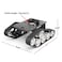 Tracked Robot Smart Car Platform Metal Aluminium Alloy Tank Chassis with Powerful Dual DC 9V Motor for Arduino Raspberry Pi DIY STEM Education Easy Assembly 110x98x45inch 3Lb Assembled