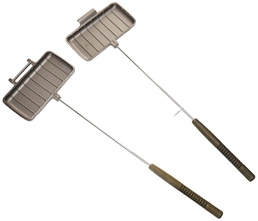 Rome Cast Iron Double Pie Irons Set of 2
