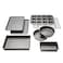 Chicago Metallic Professional NonStick 8Piece Bakeware Set Silver