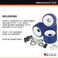 CE Smith  29320 Ribbed Roller Kit  Blue