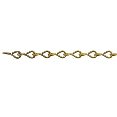 Perfection Chain Products 11601 16 Single Jack Chain Brass Clean 25 FT Bag