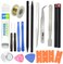 19 in 1 Opening Repair Pry Tool Set Spudger Tweezers Nylon Plastic Opener Screwdrivers  Professional 19 Pcs Tools iN Kit Life Time Hard Plastic Case Bag