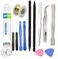 19 in 1 Opening Repair Pry Tool Set Spudger Tweezers Nylon Plastic Opener Screwdrivers  Professional 19 Pcs Tools iN Kit Life Time Hard Plastic Case Bag