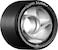 Rollerbones Turbo 62mm x 97A Black SpeedDerby Roller Skate Wheels wClear Aluminum Hub 8 pk