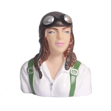 RC Plane Pilot Figure Toy Model 16 Scale Civilian Pilot with Helmet and Sunglasses for Fixed Wing Balsa Wood Model Airplane That Fun Fly