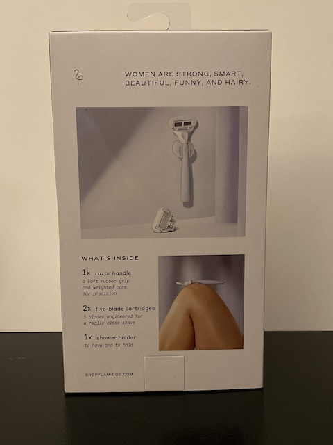 Flamingo Womens Razor Set Pomelo  Silver