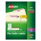 Avery 5066 Permanent Filing Labels 13 Cut 1500BX Red
