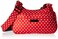JuJuBe HoboBe Purse Diaper Bag Onyx Collection  Black Ruby  RedWhite Polka Dots