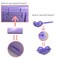 WenToyce Girls Pretend Hair Salon Kit Hair Styling Cosmetic Case 21 Pcs Dressup Beauty Set with Mirror for Toddler Kids