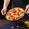 Bekith 3Piece Set Nonstick Pizza Pan Round Premium Bakeware Black