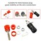 CenryKay 20pcs Terminal Wire Connectors 4mm Banana Socket Kit Terminal Banana Binding Post Connector Jack Plug Mounter for Speaker Audio 10Red  10 Black