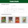 YOBEYI DIY Christmas Card with Diamond Painting Drill by Numbers 4Packs Christmas Tree Santa Claus New Year Greeting Card Christmas Stickers Christmas Gifts A