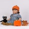 Paradise Galleries Girl 19 Doll Lifelike Soft Red Hair Includes Plush Black Kitten Pumpkin Spice 8Piece Gift Set for Ages 3