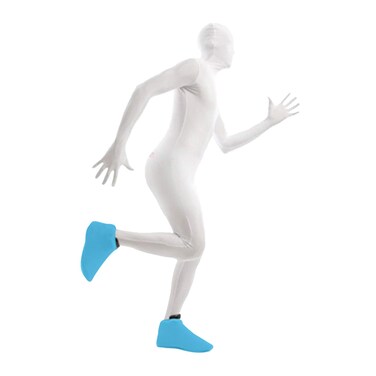 Morphsuits Turquoise Shoe Covers One Size Colourful Costume Accessory