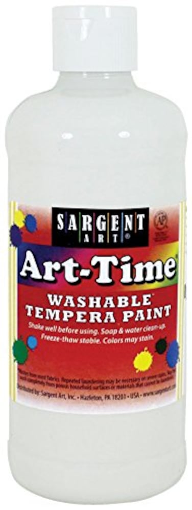 Sargent Art White ArtTime Washable Tempera Paint 16oz 16 oz
