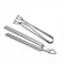 Kitchen Tong Set of 2Stainless Steel TongFood Serving TongsTongTongsStainless Steel PakkadStainless Steel Wire TongStainless Steel Tong Roti Chapati ChimtaSteel Chimta